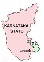 Map of Karnataka